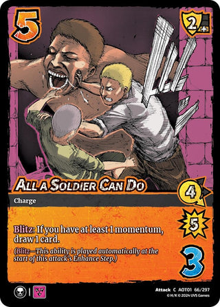 All a Soldier Can Do (66) [AOT1] - UniVersus Single
