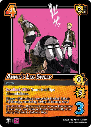 Annie’s Leg Sweep (67) [AOT1] - UniVersus Single
