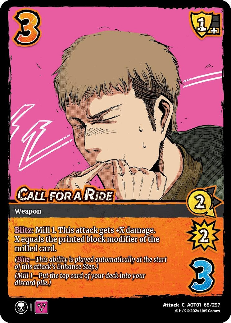 Call for a Ride (68) [AOT1] - UniVersus Single