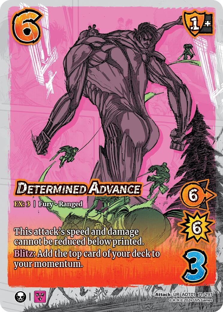 Determined Advance (71) [AOT1] - UniVersus Single