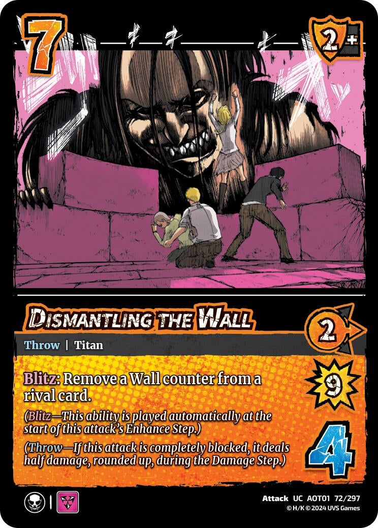Dismantling the Wall (72) [AOT1] - UniVersus Single