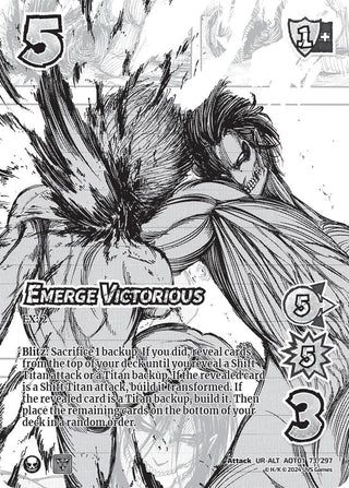 Emerge Victorious (Alternate Art) (73) [AOT1] - UniVersus Single