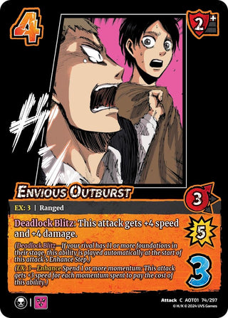 Envious Outburst (74) [AOT1] - UniVersus Single