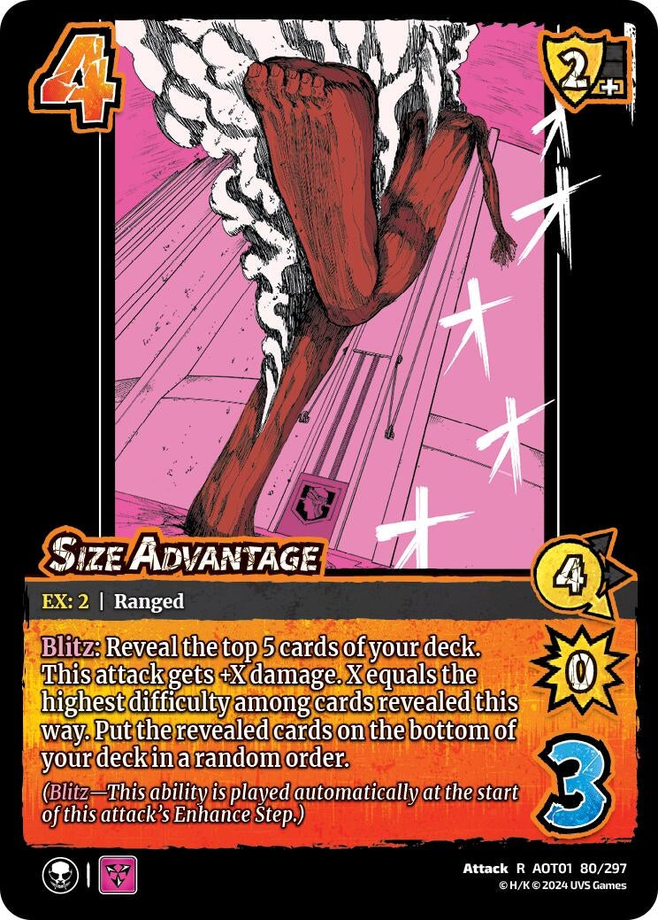 Size Advantage (80) [AOT1] - UniVersus Single