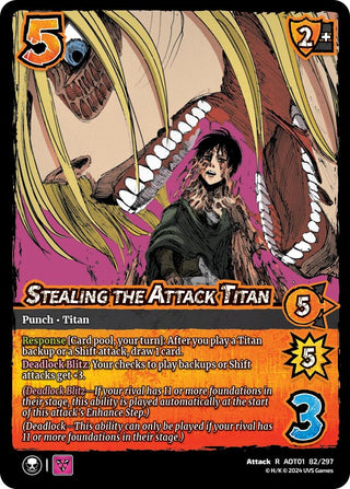Stealing the Attack Titan (82) [AOT1] - UniVersus Single