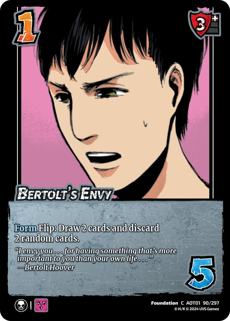 Bertolt’s Envy (90) [AOT1] - UniVersus Single