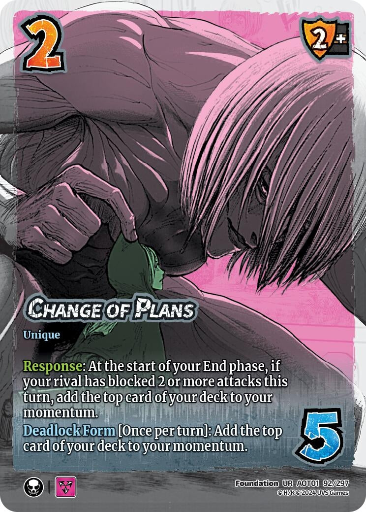 Change of Plans (92) [AOT1] - UniVersus Single
