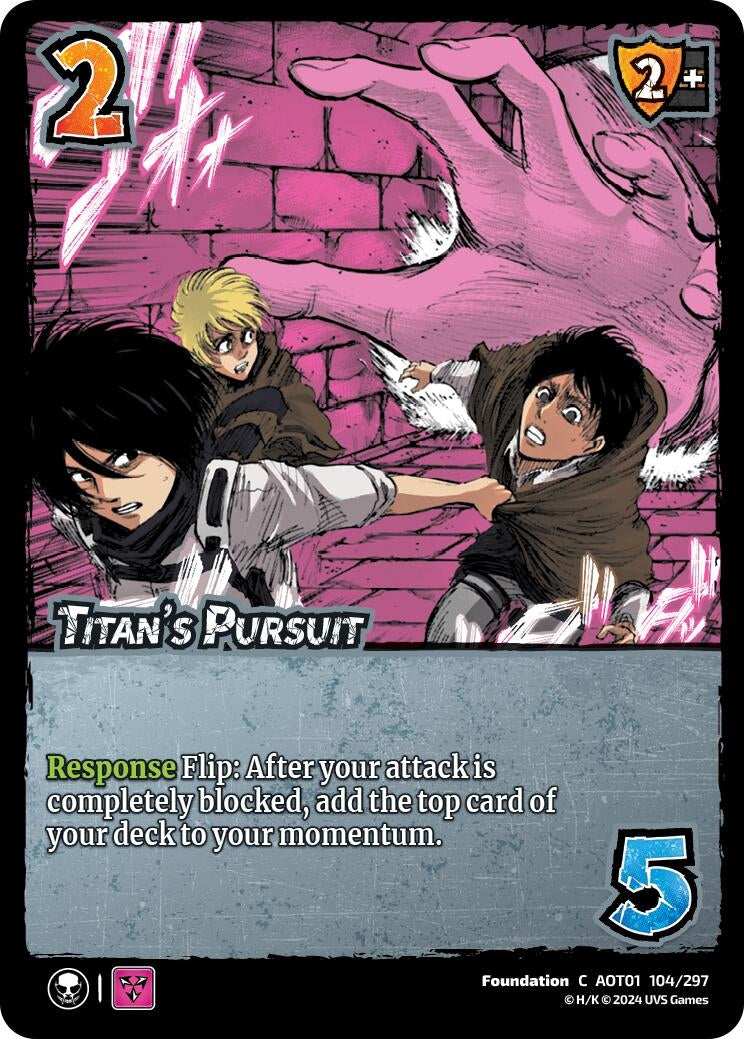 Titan’s Pursuit (104) [AOT1] - UniVersus Single