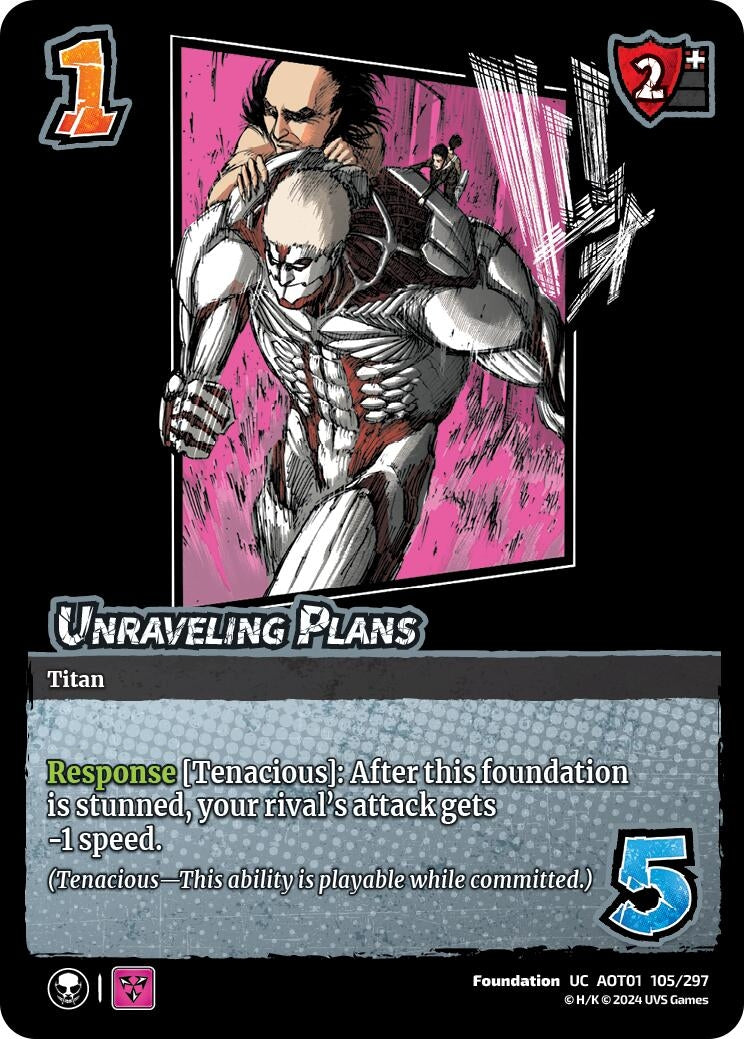 Unraveling Plans (105) [AOT1] - UniVersus Single