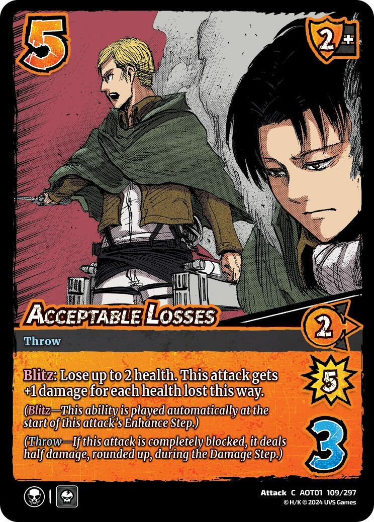Acceptable Losses (109) [AOT1] - UniVersus Single