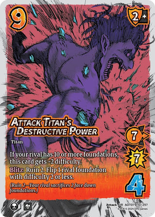 Attack Titan’s Destructive Power (110) [AOT1] - UniVersus Single