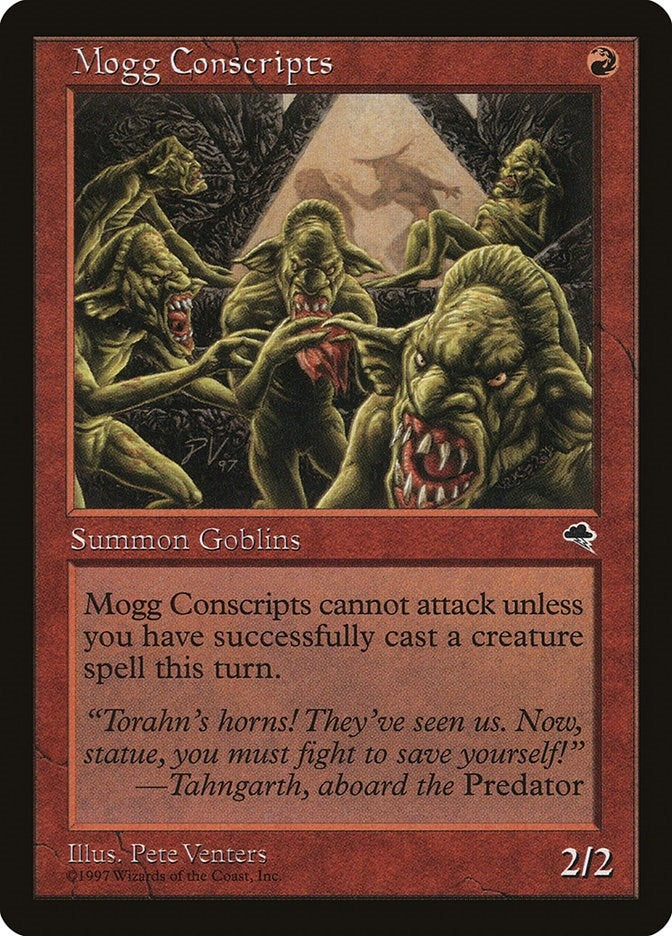Mogg Conscripts (189) [TMP] - MTG Single
