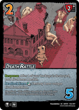 Death Rattle (133) [AOT1] - UniVersus Single