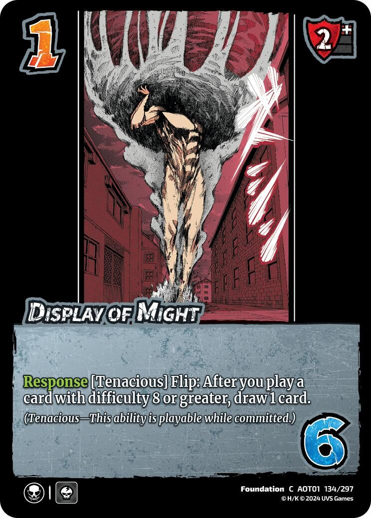 Display of Might (134) [AOT1] - UniVersus Single