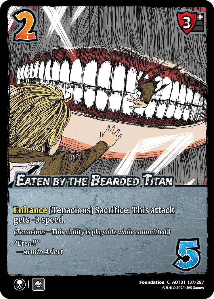 Eaten by the Bearded Titan (137) [AOT1] - UniVersus Single