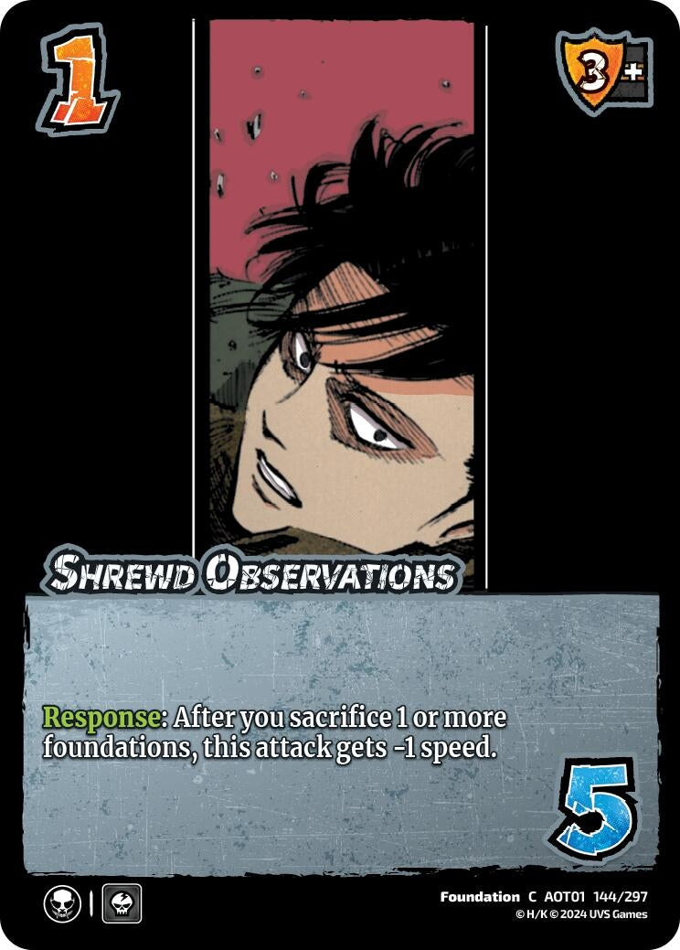 Shrewd Observations (144) [AOT1] - UniVersus Single