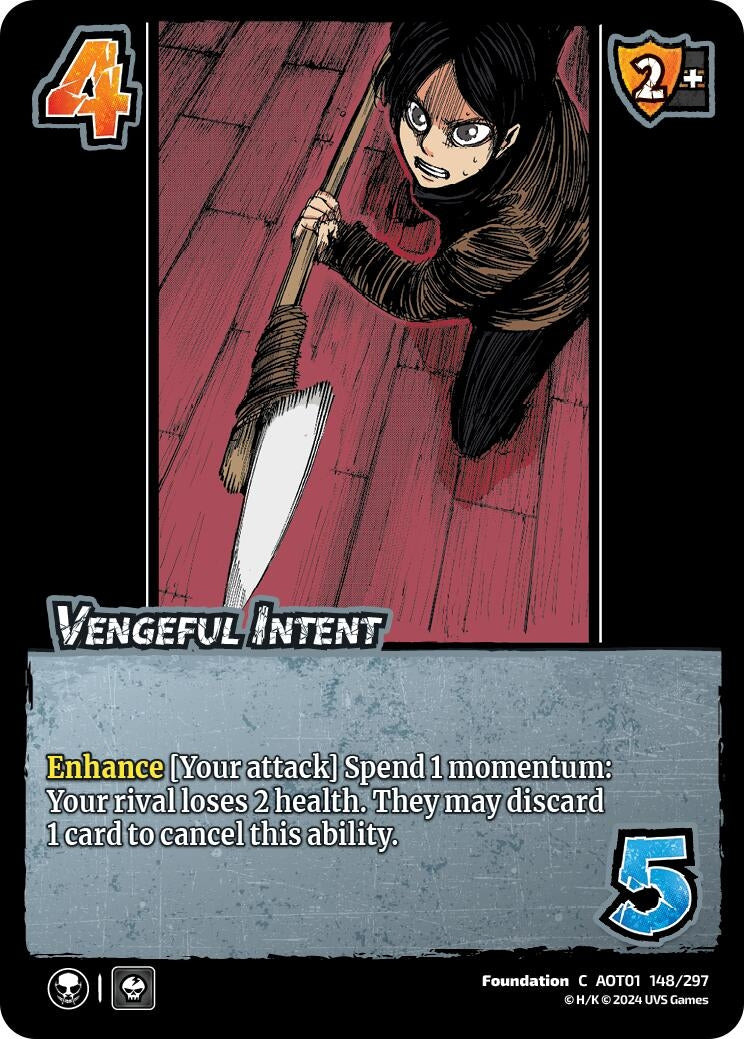 Vengeful Intent (148) [AOT1] - UniVersus Single