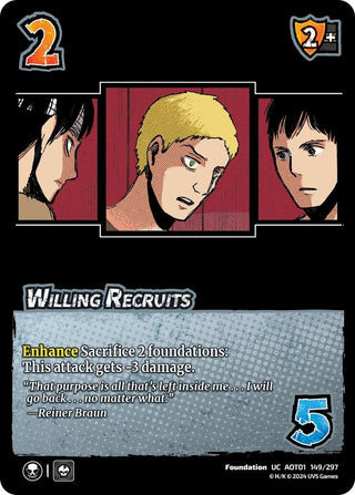 Willing Recruits (149) [AOT1] - UniVersus Single