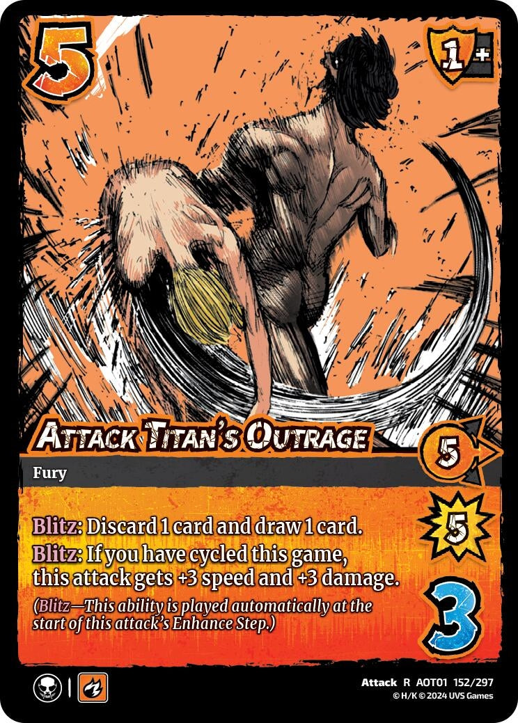 Attack Titan’s Outrage (152) [AOT1] - UniVersus Single