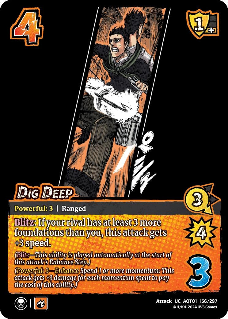 Dig Deep (156) [AOT1] - UniVersus Single