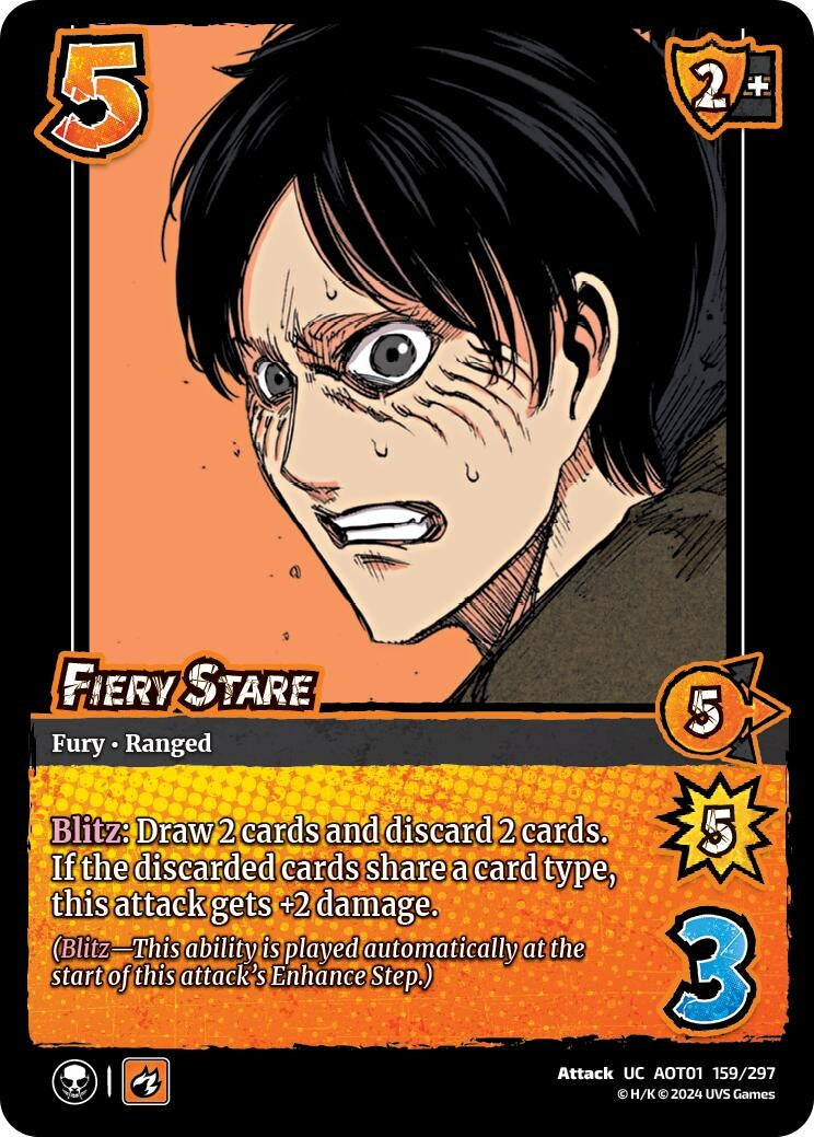 Fiery Stare (159) [AOT1] - UniVersus Single