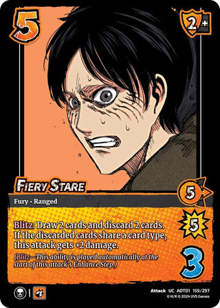 Fiery Stare (159) [AOT1] - UniVersus Single