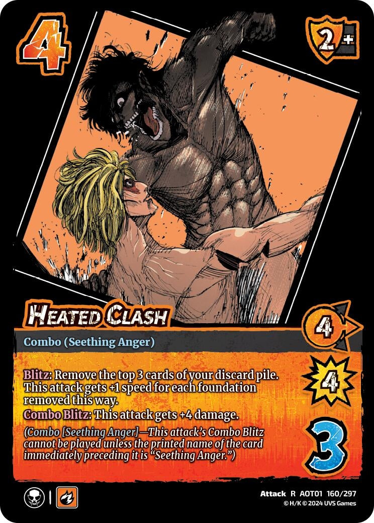 Heated Clash (160) [AOT1] - UniVersus Single