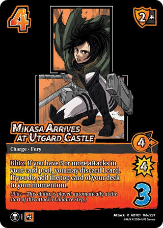 Mikasa Arrives at Utgard Castle (166) [AOT1] - UniVersus Single