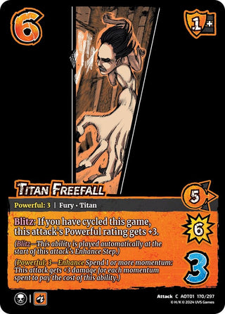 Titan Freefall (170) [AOT1] - UniVersus Single