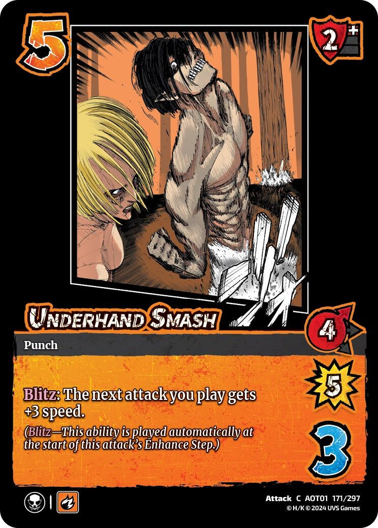 Underhand Smash (171) [AOT1] - UniVersus Single