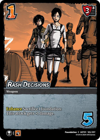 Rash Decisions (185) [AOT1] - UniVersus Single