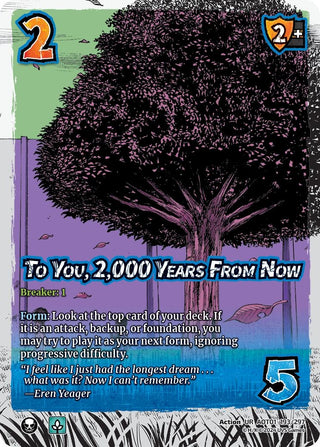 To You 2,000 Years From Now (193) [AOT1] - UniVersus Single