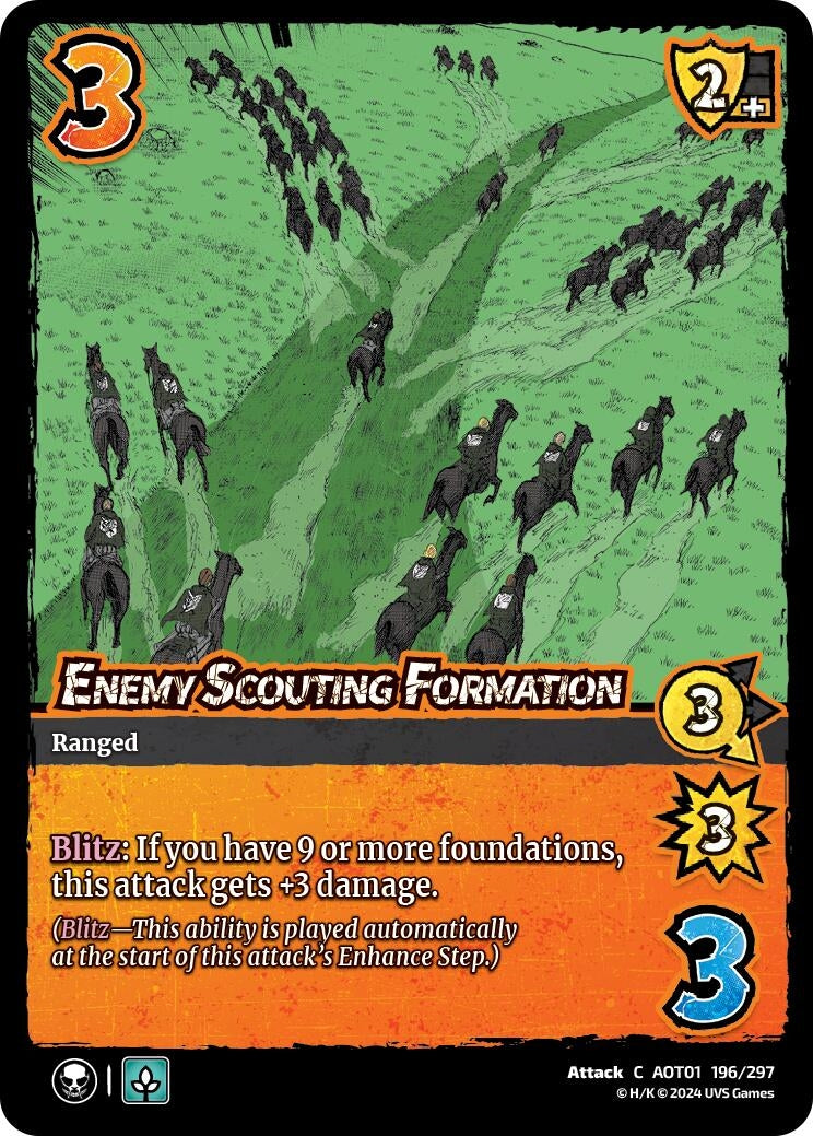 Enemy Scouting Formation (196) [AOT1] - UniVersus Single