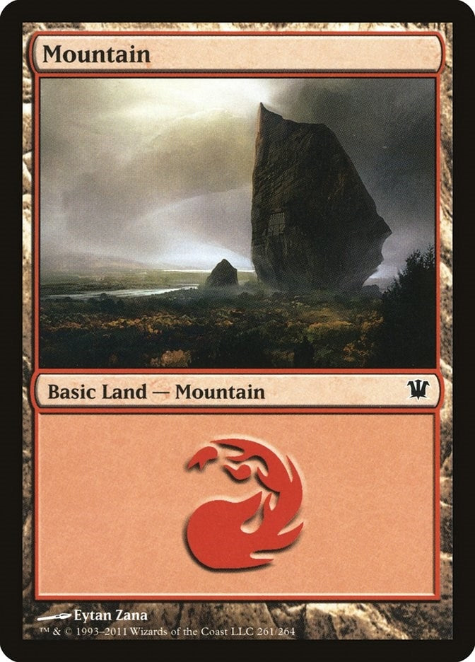 Mountain (261) (261) [ISD] - MTG Single