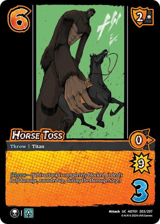 Horse Toss (203) [AOT1] - UniVersus Single