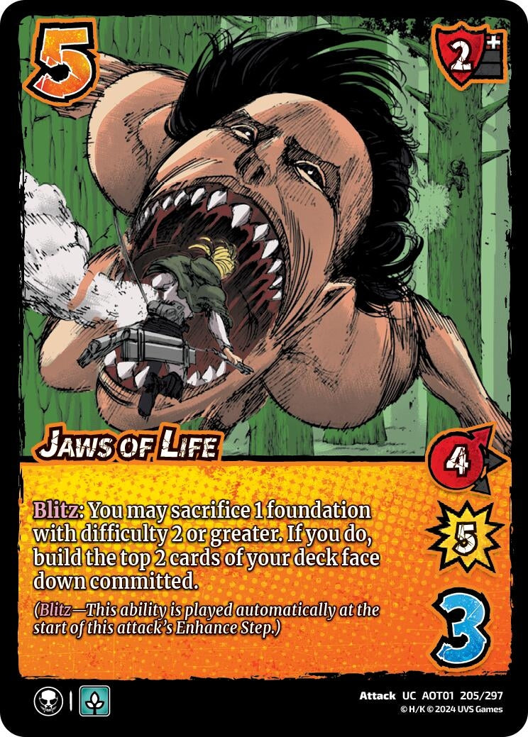 Jaws of Life (205) [AOT1] - UniVersus Single