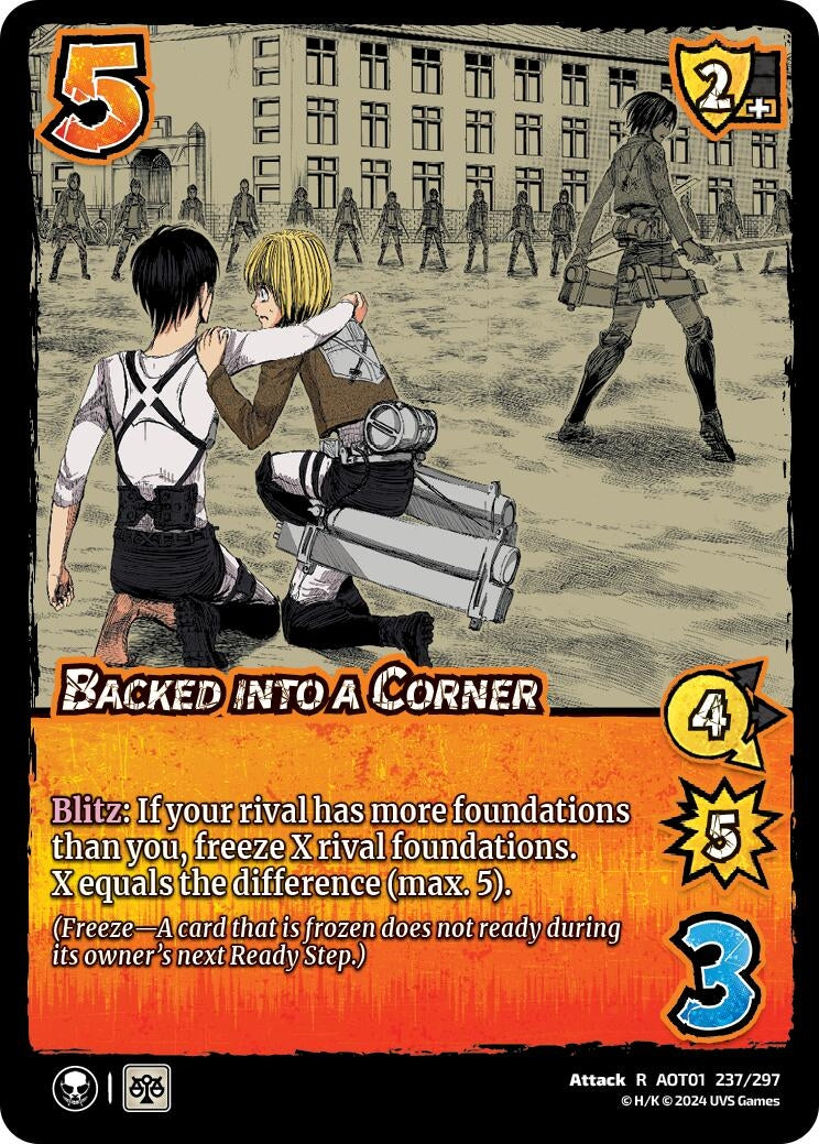 Backed into a Corner (237) [AOT1] - UniVersus Single