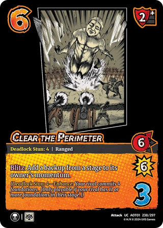 Clear the Perimeter (238) [AOT1] - UniVersus Single