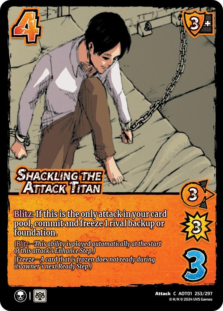 Shackling the Attack Titan (253) [AOT1] - UniVersus Single