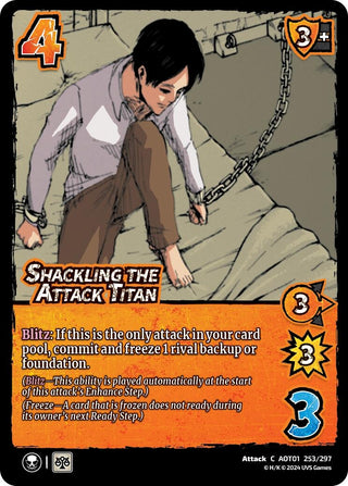 Shackling the Attack Titan (253) [AOT1] - UniVersus Single