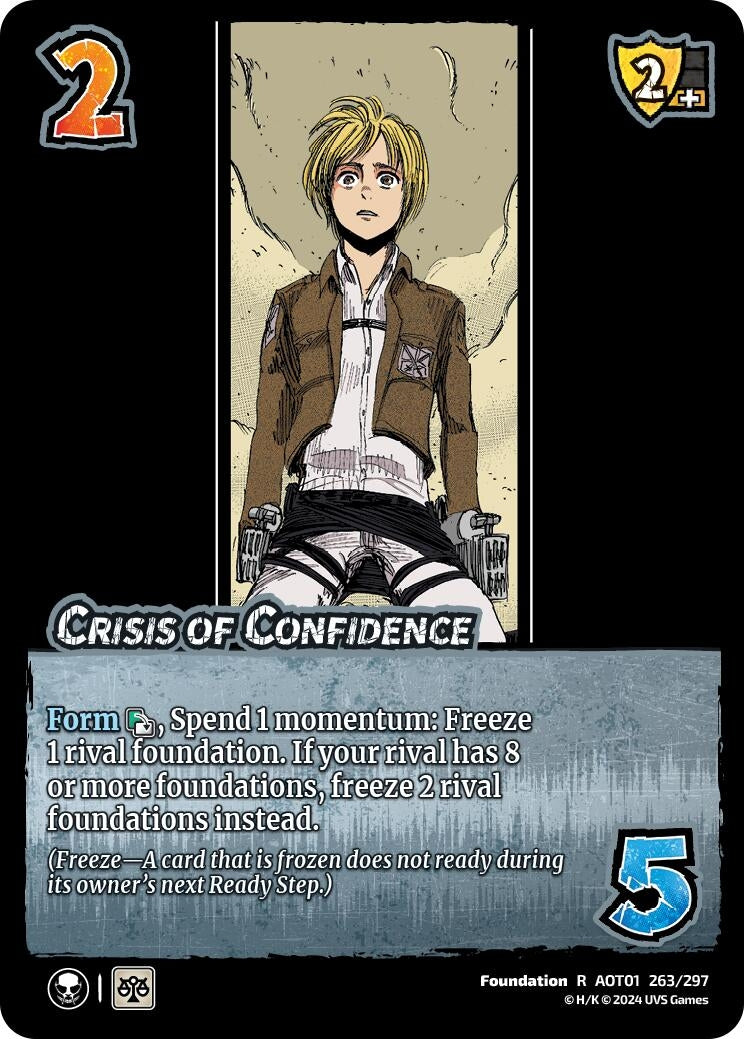Crisis of Confidence (263) [AOT1] - UniVersus Single