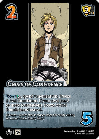 Crisis of Confidence (263) [AOT1] - UniVersus Single