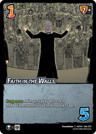 Faith in the Walls (266) [AOT1] - UniVersus Single