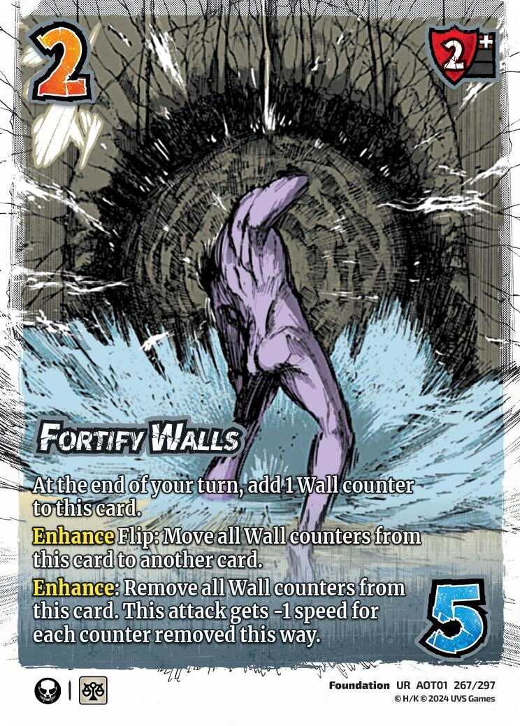 Fortify Walls (267) [AOT1] - UniVersus Single