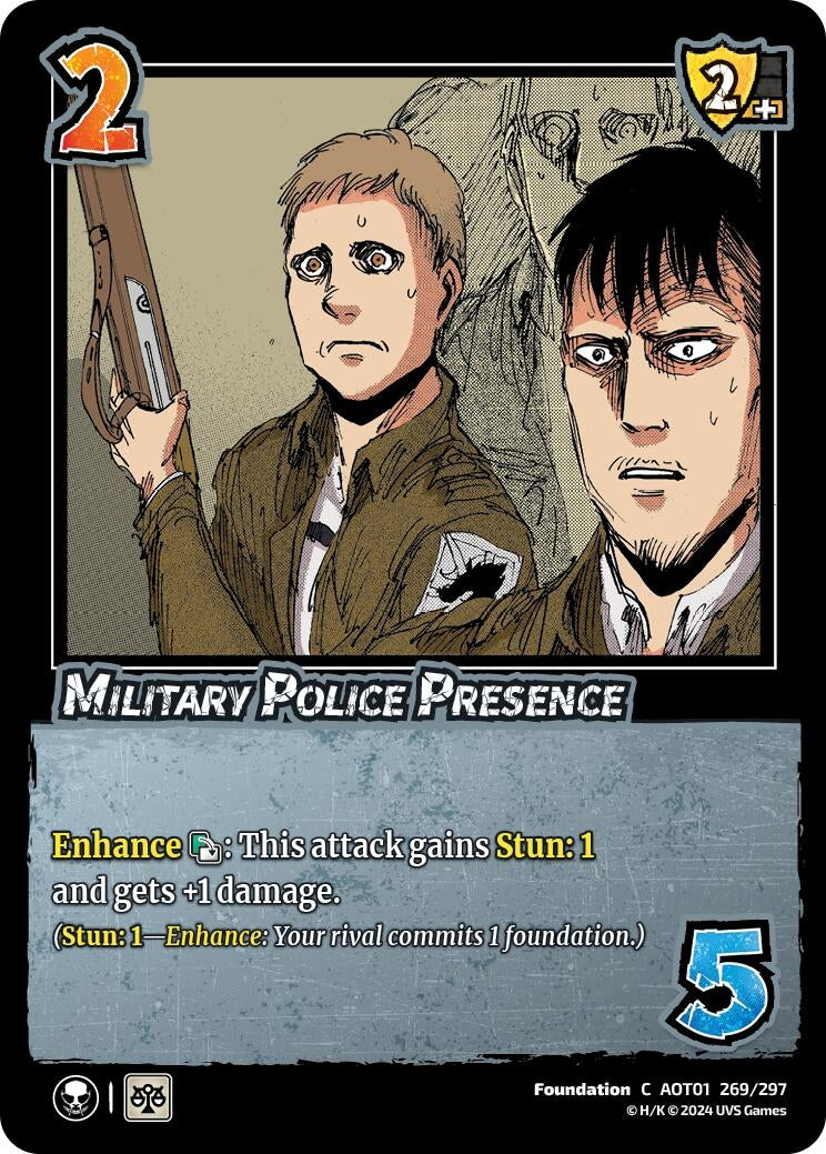 Military Police Presence (269) [AOT1] - UniVersus Single