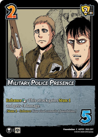 Military Police Presence (269) [AOT1] - UniVersus Single
