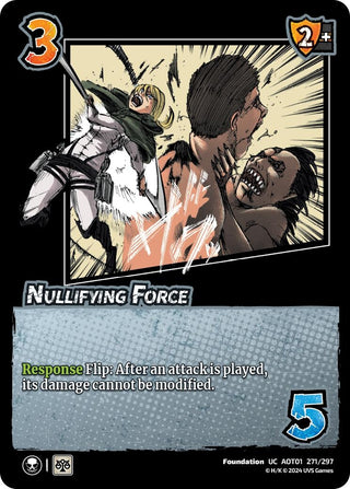 Nullifying Force (271) [AOT1] - UniVersus Single