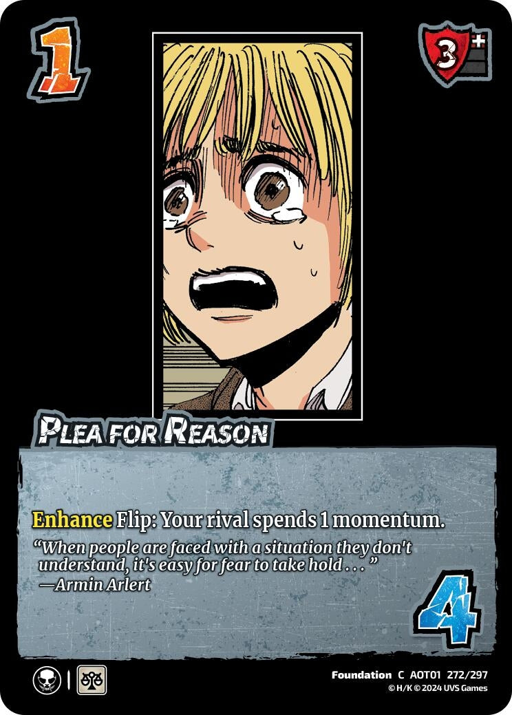 Plea for Reason (272) [AOT1] - UniVersus Single