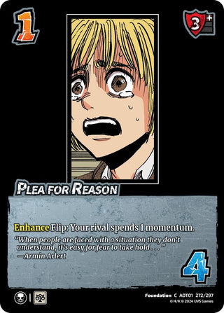 Plea for Reason (272) [AOT1] - UniVersus Single