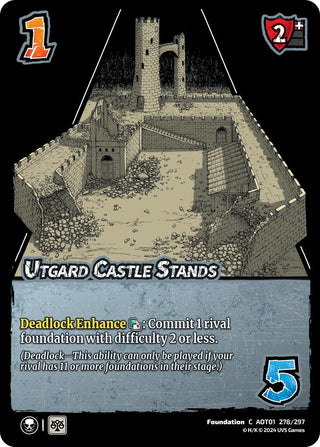 Utgard Castle Stands (278) [AOT1] - UniVersus Single